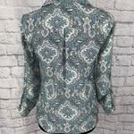Notations petite paisley print button down blouse sz petite small Photo 12