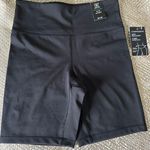 INC Black High Rise Biker Shorts  Photo 0