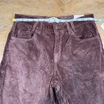 Free People NWT Risk Taker High Rise Straight Corduroy Pants Brown Size 29 Photo 10