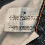 Nine West Denim Pedal Pushers Size 10 Cuffed Long Denim Shorts Photo 6