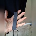 Tahari  Charcoal Long Sleeve Stretch Top Photo 8