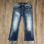 Vigoss Size 30 Jeans Kendra Boot Cut Off Cropped Classic Fit Embroiderd Pocket Photo 1