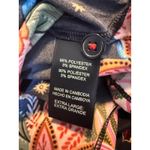 Room Service XL Tiger Floral Print Pajama Set Sleepwear boho whimsi tiger black Photo 7