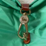 Dooney & Bourke  Aqua/ Mint Medium Logo Lock Nylon Hobo Shoulder Bag Photo 2