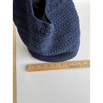 The Sak Navy Blue Crochet Hobo Shoulder Bag Handmade Indonesia Boho Photo 9
