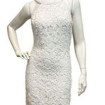 Lulus LULU’S Women’s XS Love Poem Embroidered White Lace Scallop Hem Mini Dress Photo 0