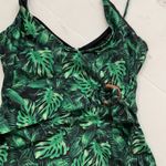 ONIA  rainforest black green pattern one piece swimsuit medium NWOT Photo 3