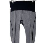 Lululemon Train Times 7/8 Pants Heathered Black Women’s Size 25 Luxtreme Legging Photo 3