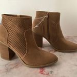 Taupe Ankle Boots, Size 7 1/2 Tan Photo 2