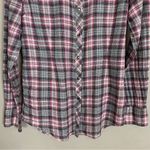 Ariat  Western Shirt Women Metallic Pink White Gray Medium Skull Stud Embellished Photo 5