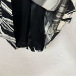 David Meister  Black & Cream Cap Sleeve Knee Length Sheath Dress Womens 10 Preppy Photo 2