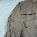 Tommy Hilfiger XS Silk Satin Blush Pink Buttoned Top Romantic Minimalist Office Photo 4