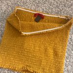 Hot Kiss  Mustard Yellow Crop Top Photo 1