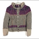 Free People  on my way‎ hoodie women’s size small Photo 1