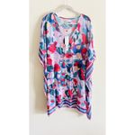 Beyond Control Women’s Chiffon. Cover Up Size L XL Tropical Resort Green Photo 1