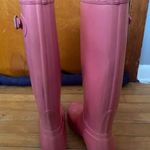 Hunter Pink Tall Rain Boots Photo 1