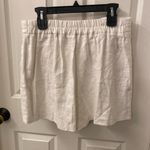 C&C California  Cream High Waist Shorts with Palm Embroidery Photo 3