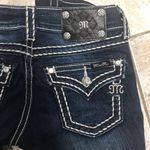 Miss Me Women's Loose Saddle Stitch Border Boot Cut Jean size 27 W 34 L Photo 8