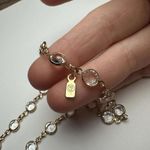 Swavorski Swarovski Crystal Signed Pave Heart Gold Tone Clear Necklace 16 3/4 Inch Photo 14