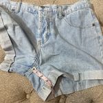 Canyon River Blues Vintage High Waist‎ Light Wash Denim Shorts Photo 8