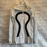 Lululemon  Jacket Womens 4 In Stride Jacket Striped Black White Loge Hoodie Zip Photo 0