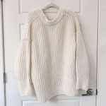 Free People NEW  Blue Bell Slouchy Tunic Sweater Photo 7