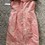 RICKIE FREEMAN Jon Off The Shoulder Jacquard Cocktail Dress Size 16 Photo 7