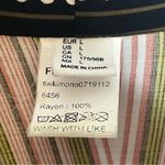 Swim Kimono Coverup Sz L Geometric Print Boho Size L Photo 3