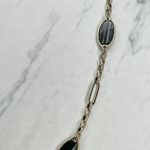 Chico's Gold Tone Long Chain Link Station Necklace Photo 4