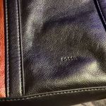 Fossil Elegant Black and Brown Leather Purse Photo 1