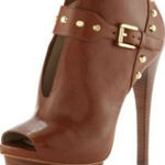 Michael Kors NIB  Ailee‎ Walnut Ankle Boots 9.5 Photo 0