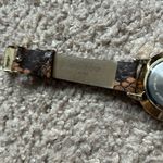 Women’s vintage gold tone vegan leather adjustable watch‎ own size Brown Photo 7