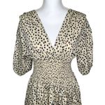 AYR The Extra Extra Soft Spot Animal Leopard Print Smocked Midi Dress Photo 7