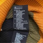 & Other Stories Fall multicolor ribbed knit ballon sleeve sweater Photo 3