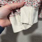 American Eagle  Multicolor Floral Waffle Knit Long Sleeve Thermal Size Small Photo 3