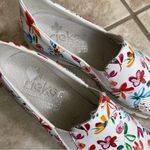 Rieker MULTI color White floral‎ slip on sneaker Size 7 USA (38) EUC Women Photo 6