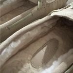 UGG  Cream Moccasins with Green Bow Photo 4