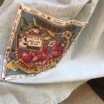 Vintage Posies Women of Maine Farmers Market Cotton Dress w Tie Women's Size 10 Blue Photo 4