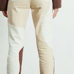 PacSun  Eco Tan Brown Paneled High rise Mom Jeans Ginger Panel Color Block 24 Photo 1