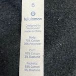 Lululemon Gray Fleece Long Sleeve Zip Up Hooded Hoodie Sweatshirt Jacket Size 6 Photo 3