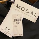 Magaschoni  NWT Black Hoodie Pullover Photo 6