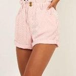 Showpo Pink Corduroy Shorts Photo 0