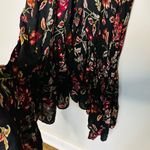 ALC Frank A.L.C. Annette Floral Silk Mini Long Sleeve Dress size 6 Photo 6