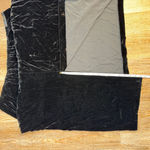 Venezia Plus Size 26/28 Black Velvet Maxi Skirt Goth Witchy Silk Blend Y2K 90s Photo 5