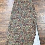 Free People  • Sashaying Maxi Skirt paisley print jersey knit maroon gold blue Photo 0