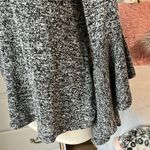 Penelope Project Sweater Heather Black Flowy Bell Waterfall Sleeves Choker Neck Size XS Photo 10