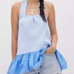 Sachin + Babi  Anthropologie Linen Halter Top Size Small Photo 0