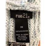 Rue 21 Women’s Cropped Knit Sweater in Size XS Teal Long Sleeve V-neck Pullover Photo 7