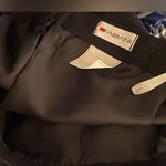 Fabiani Black Midi Long Cropped Workwear Skirt Women's Size 12 Large Photo 8