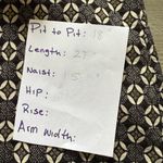 New York & Company Black and Cream Geometric Midi Skirt Size M Photo 3